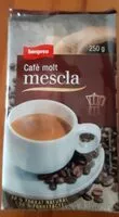 Mängden socker i Cafè molt mescla