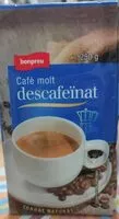 Mängden socker i Cafè descafeïnat