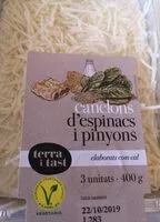 Mängden socker i Canelones espinacas