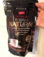 Mängden socker i Cafe en gra torrat natural bonpreu