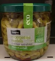 Mängden socker i Mongetes verdes rodones extrafines