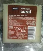 Mängden socker i Formatge curat