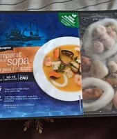Mängden socker i Preparat per a sopa de peix I marisc ultracongelat