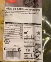 Mängden socker i Ales de pllastre adobades