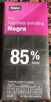 Mängden socker i Xocolata extrafina negra