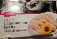 Mängden socker i Calamarsons farcits en oli de gira sol