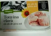 Mängden socker i Atun en aceite de girasol