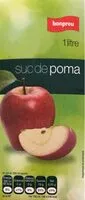 Mängden socker i suc de poma