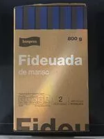 Mängden socker i Fideua de maisco