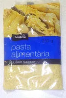 Mängden socker i Pasta alimentaria