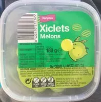 Mängden socker i Xiclets Melons
