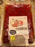 Mängden socker i Pebrot Escalivat