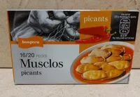 Mängden socker i Musclos picants