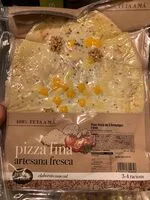 Mängden socker i Pizza fresca de 5 formatges i nous