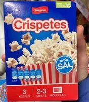 Mängden socker i Crispetes