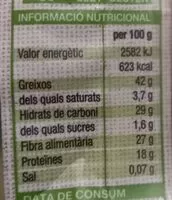 Mängden socker i Llavors de lli daurat