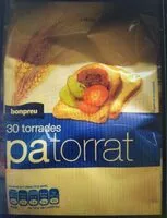 Mängden socker i Pa torrat