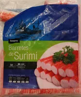 Mängden socker i Barretes de Surimi
