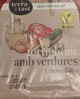 Mängden socker i Tortiglioni amb verdures