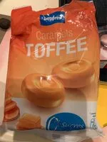 Mängden socker i Caramels toffee