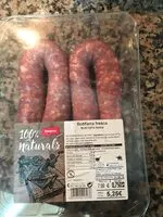 Mängden socker i Butifarra fresca de muntanya