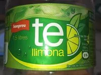 Mängden socker i Té llimona