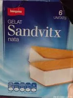 Mängden socker i Gelat sandvitx nata