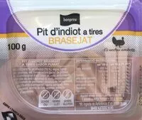 Mängden socker i Pecho pavo a tiras