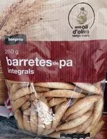 Mängden socker i Barretes de pa