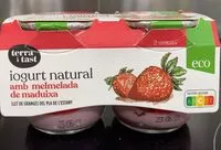 Mängden socker i Iogurt natural con mermelada de fresas
