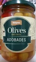 Mängden socker i Olives Adobades Bon Preu