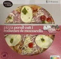 Mängden socker i Pizza pernil cuit i rodanxes de mozzarella