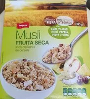 Mängden socker i Musli fruita seca