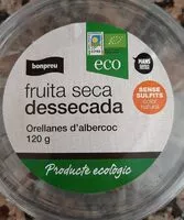 Mängden socker i Fruita seca dessecada, orellanes abercoc