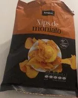 Mängden socker i Xips de moniato
