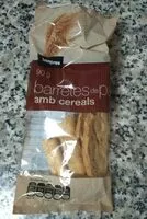 Mängden socker i Barretes de pa amb cereals