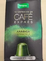 Mängden socker i Café expreso Arábiga