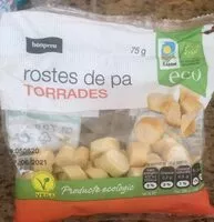 Mängden socker i Rostes de pa torradas