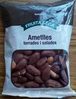 Mängden socker i Almendras tostadas y saladas