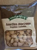 Mängden socker i Atmetlles marcona fregides i salades