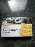Mängden socker i Escopinyes al natural