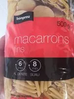 Mängden socker i Macarrones finos