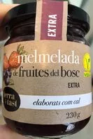 Mängden socker i Melmelada de fruites del bosc