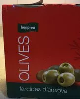 Mängden socker i Olives farcides d’anxova