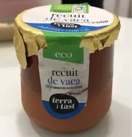 Mängden socker i Recuit de vaca