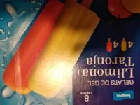 Mängden socker i Gelats de gel-Llimona i Taronja