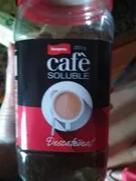 Mängden socker i cafè soluble descafeïnat