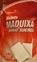 Mängden socker i Xiclets Maduixa sense sucres