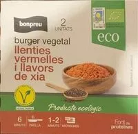 Mängden socker i Burger vegetal llentied vermelled i xia