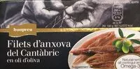 Mängden socker i Filets d'anxova del Cantàbric